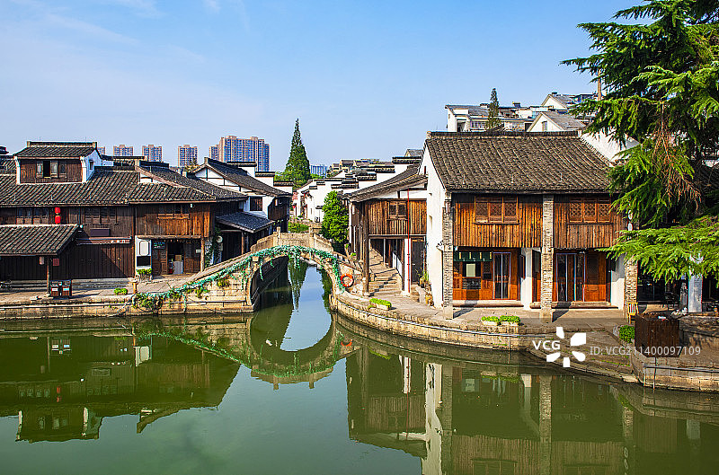 柯桥古镇 浙江绍兴柯桥古街 古镇风光 江南水乡 南方古镇 江南民居图片素材