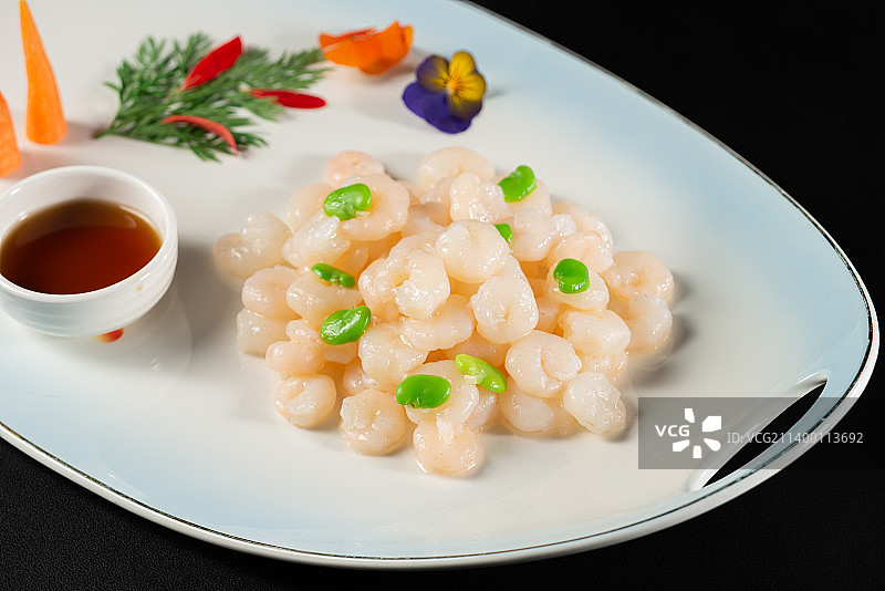 水晶虾仁图片素材