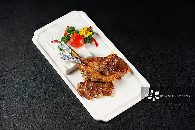 法式小羊排图片素材