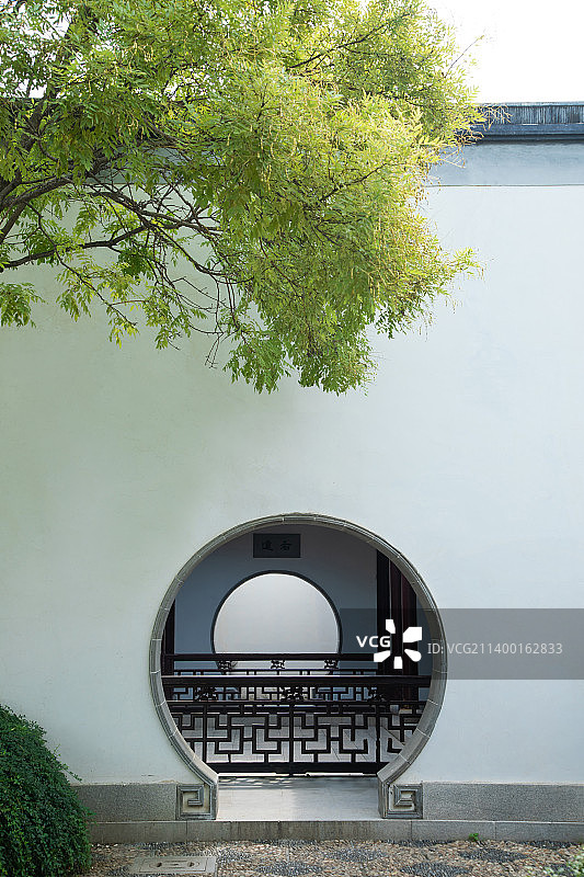 古典庭院拱门,中国元素,景观设计图片素材
