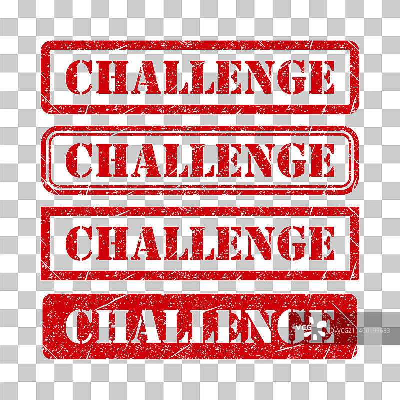 挑战印章标签素材图片素材