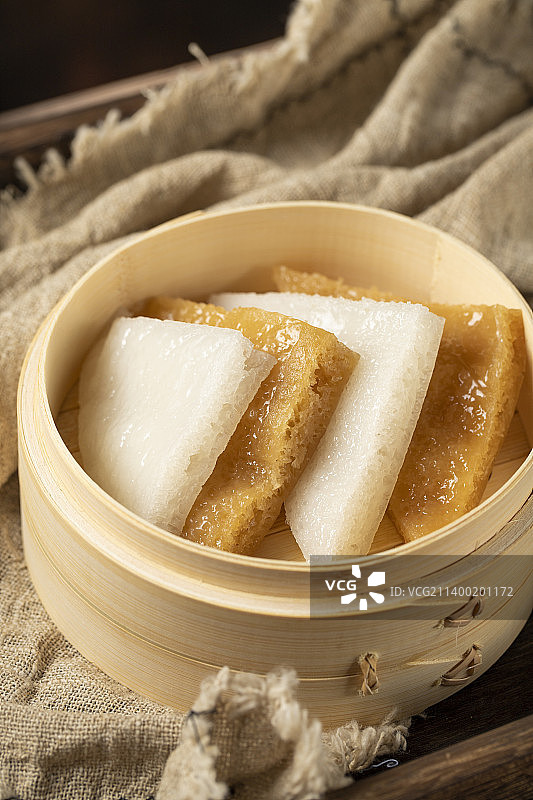 广东佛山顺德传统特色小吃美食伦教糕图片素材