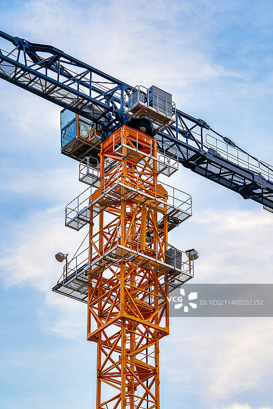 工程塔吊细节图图片素材