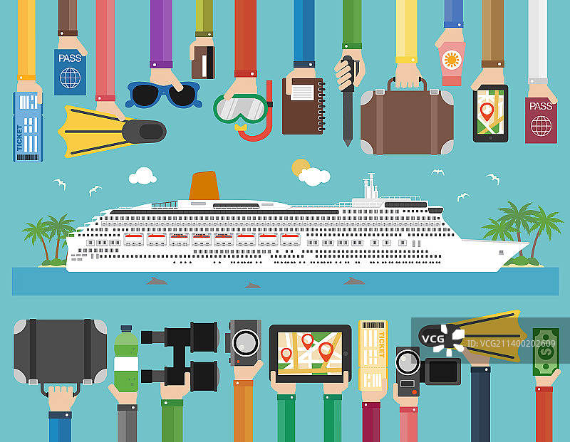 邮轮旅行图片素材