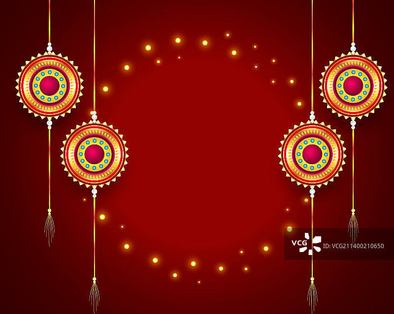 印度 रक्षाबंधन 节庆背景设计图片素材