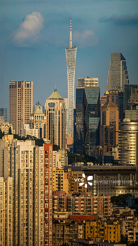 广州城披金衣图片素材