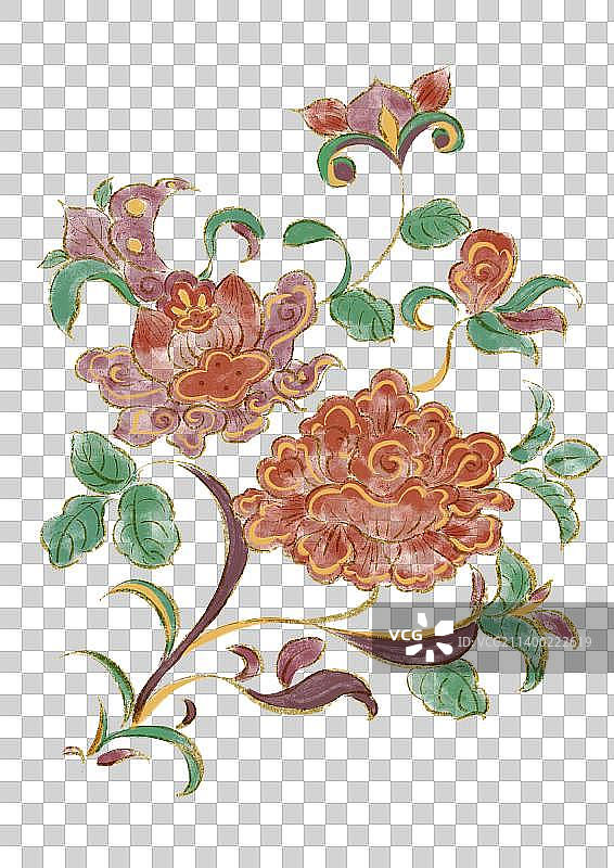 国潮风纹样元素图片素材