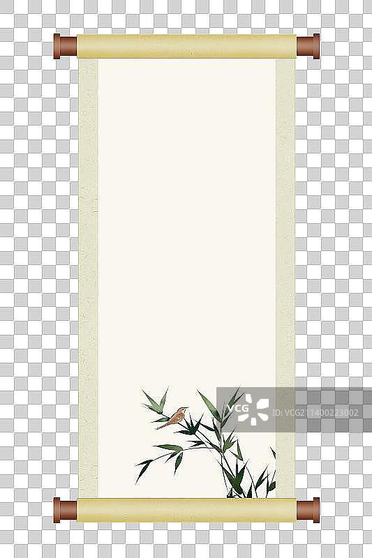 卷轴中国风素材图片素材