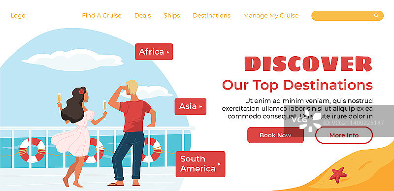 探索热门旅游目的地在线预订图片素材