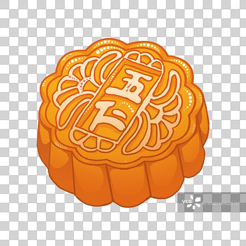 五仁月饼插画元素图片素材