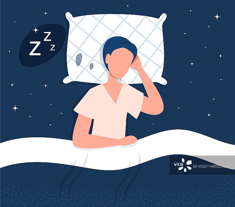 深度睡眠概念图片素材