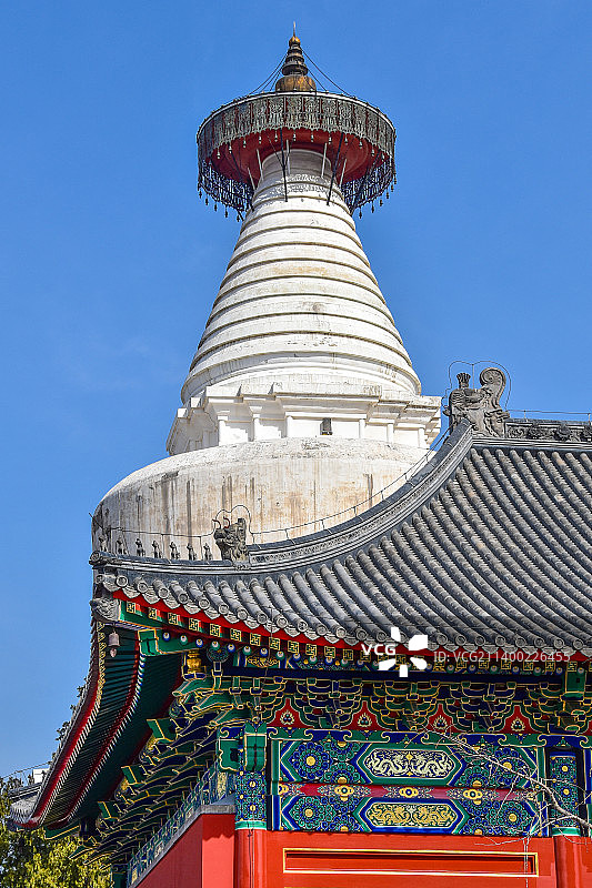 北京妙应寺白塔图片素材