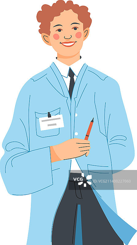 男医生（全科医生或理疗师）图片素材