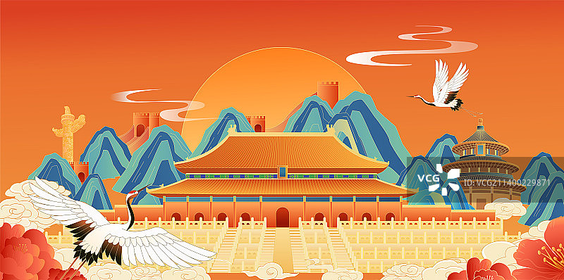 北京城市建筑风光图片素材