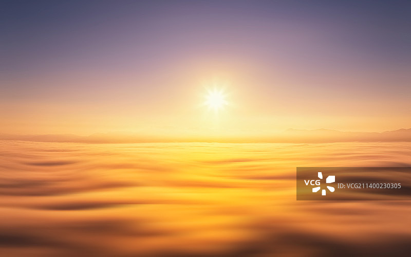 航拍龙岩冠豸山日出云海图片素材