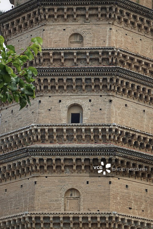 山西运城太平兴国寺塔图片素材
