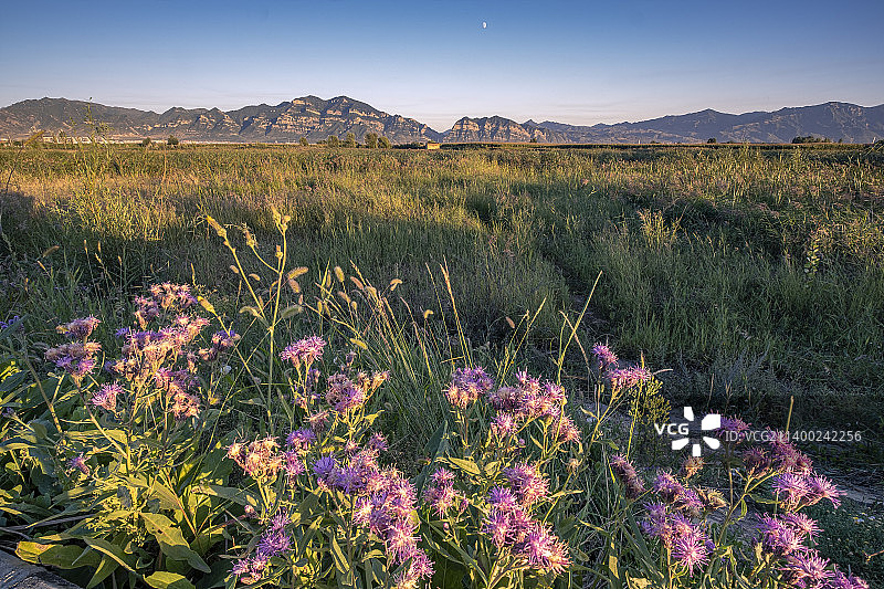 北岳恒山远景图片素材