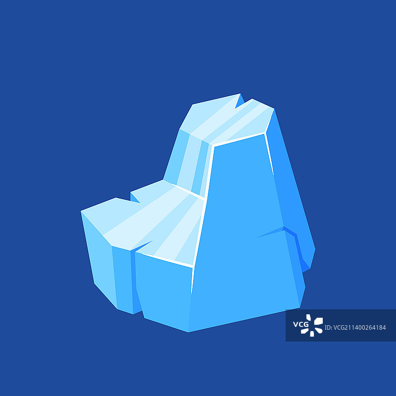 闪亮冰块冻结图片素材