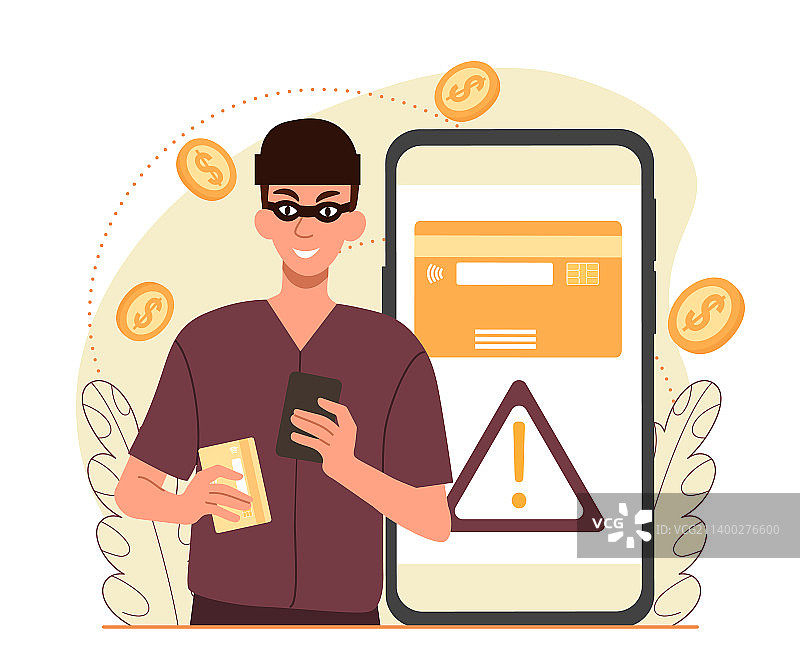 网络诈骗概念图片素材