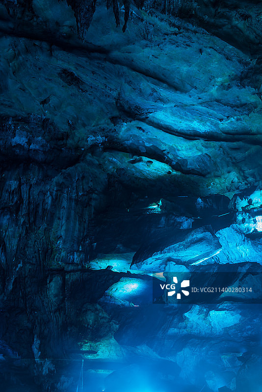 福建三明将乐玉华洞之黄泥洞风光图片素材