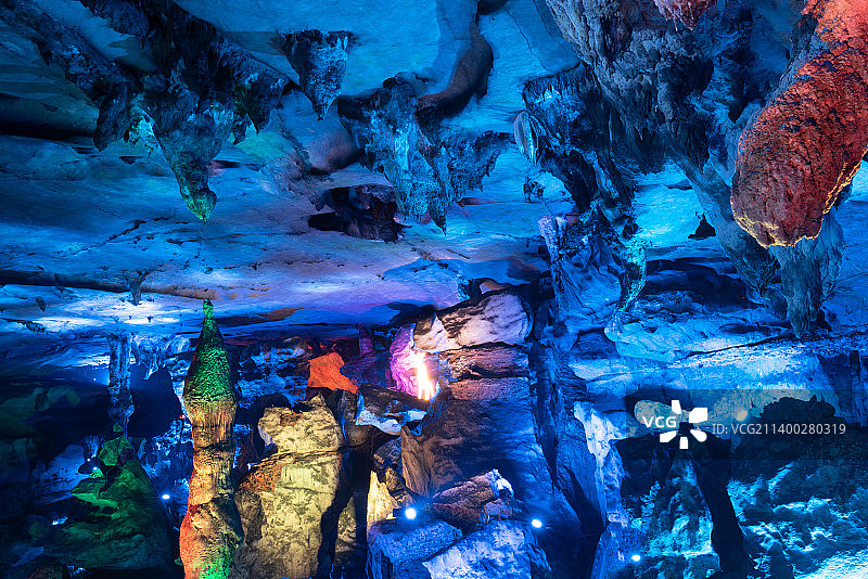 福建三明将乐玉华洞之黄泥洞风光图片素材