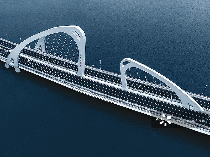 淮安白马湖大桥图片素材