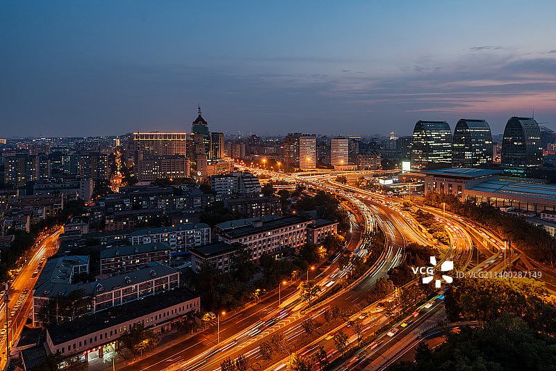 西直门桥图片素材