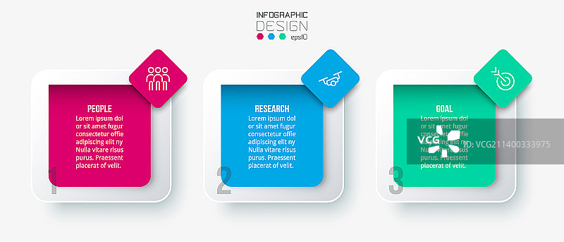 阶梯式商业概念信息图表模板图片素材
