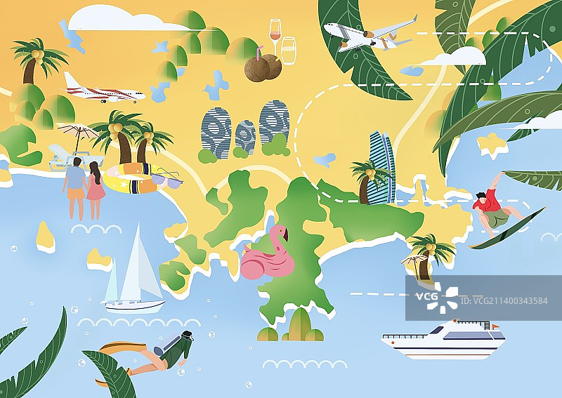 海岛三亚图片素材