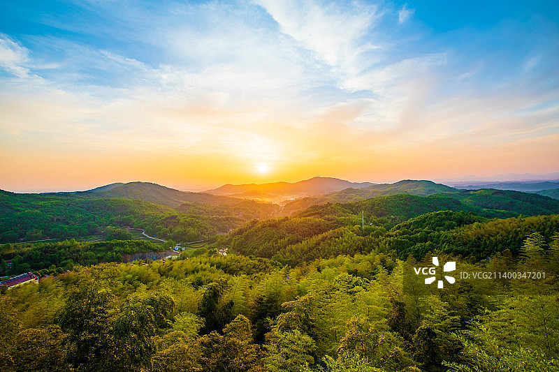 信阳西九华山风光图片素材