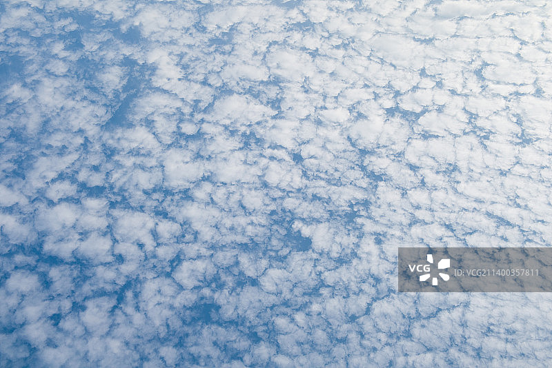 多云的天空鱼鳞云图片素材