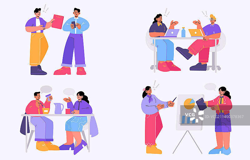 商务人士讨论会议图片素材