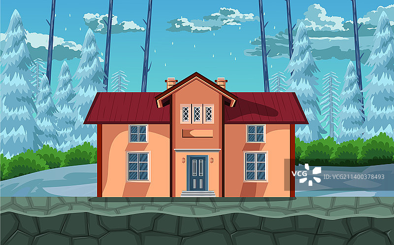 卡通游戏背景图片素材