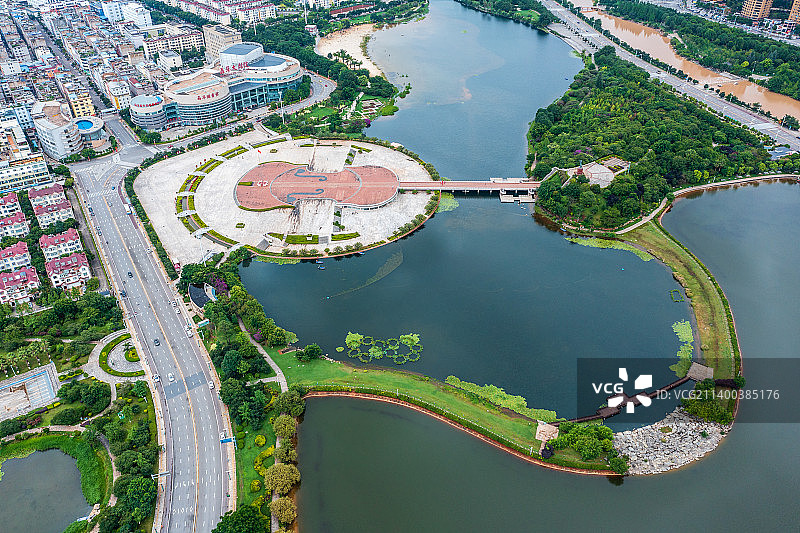 云南省玉溪市红塔区聂耳广场图片素材