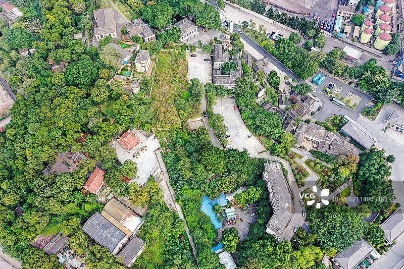 航拍福建福州马尾船政文化旅游景区 马限山公园 福州马江海战纪念馆 中国船政文化博物馆图片素材