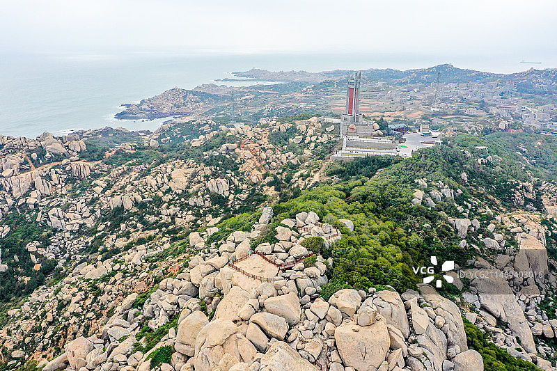 航拍福建福州平潭将军山（老虎山）图片素材