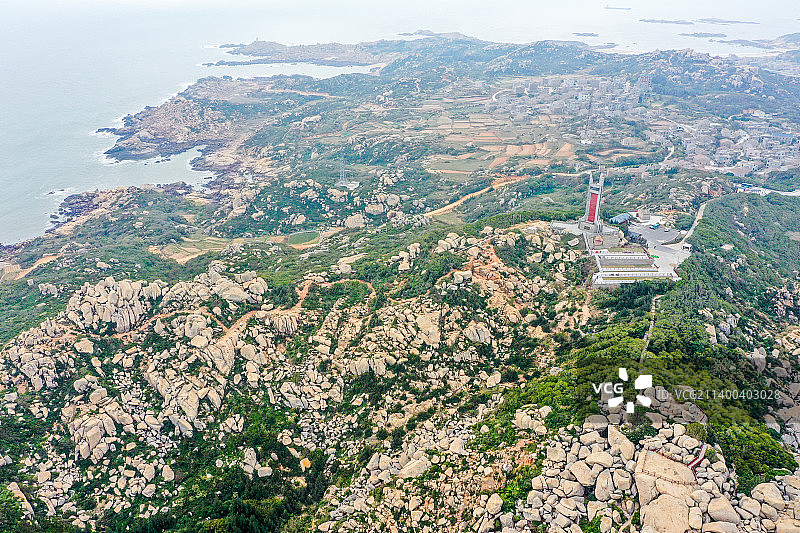 航拍福建福州平潭将军山（老虎山）图片素材