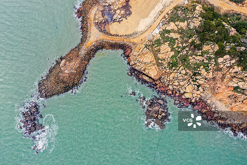 航拍福建福州平潭将军山（老虎山）图片素材