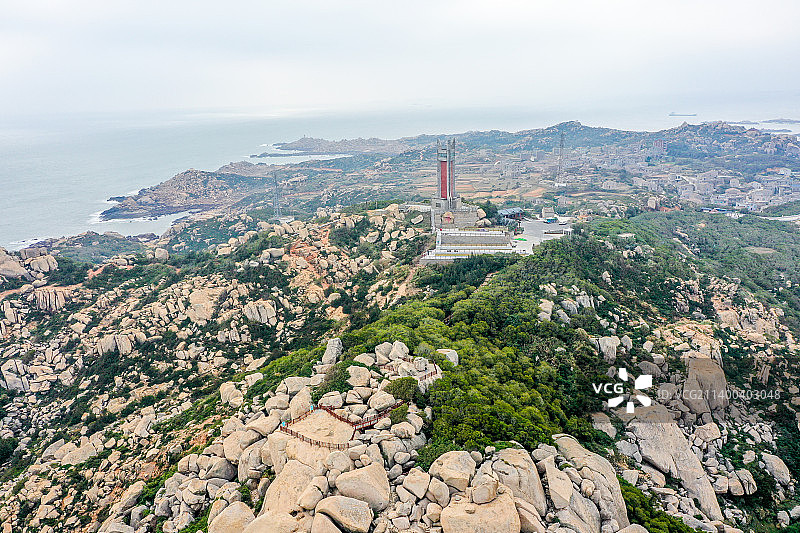 航拍福建福州平潭将军山（老虎山）图片素材