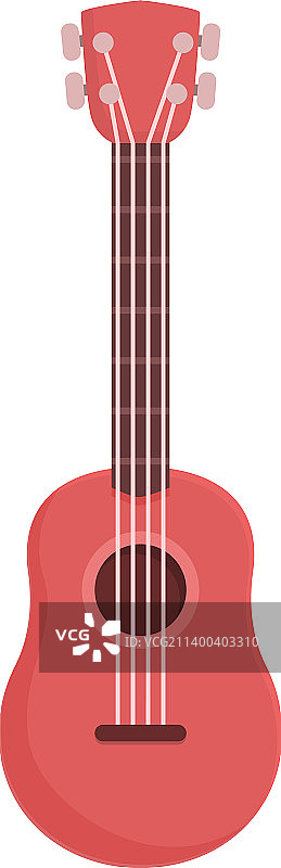 墨西哥流浪乐队尤克里里琴图标卡通夏威夷图片素材