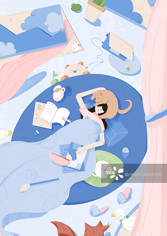 独居舒适图片素材