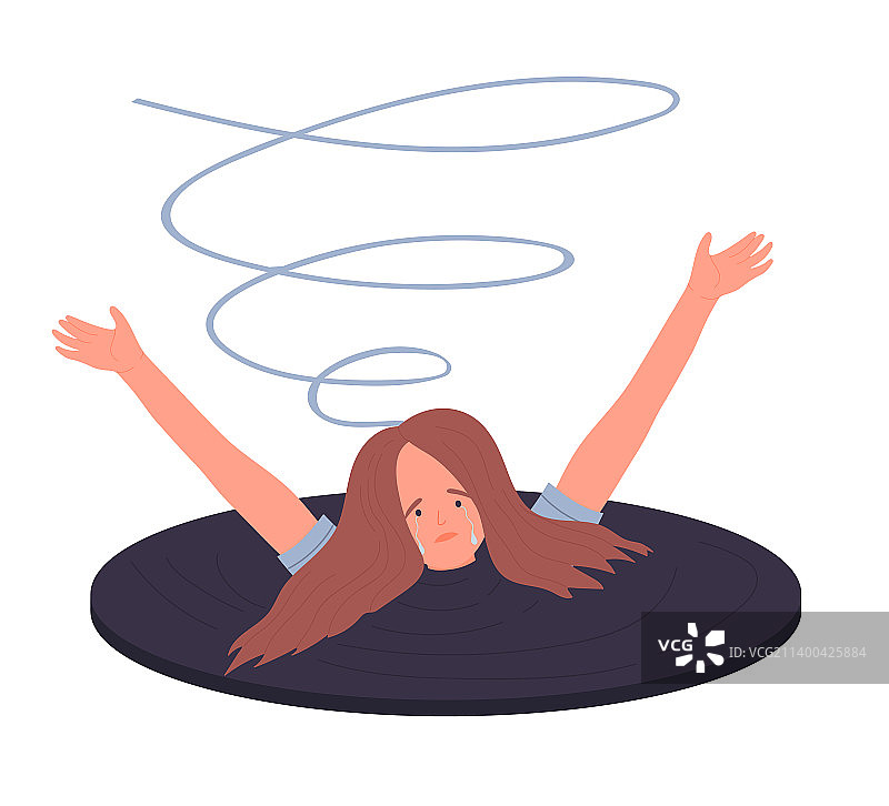 精神疾病和精神障碍图片素材