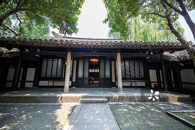 浙江绍兴沈园（北苑）：双桂堂图片素材