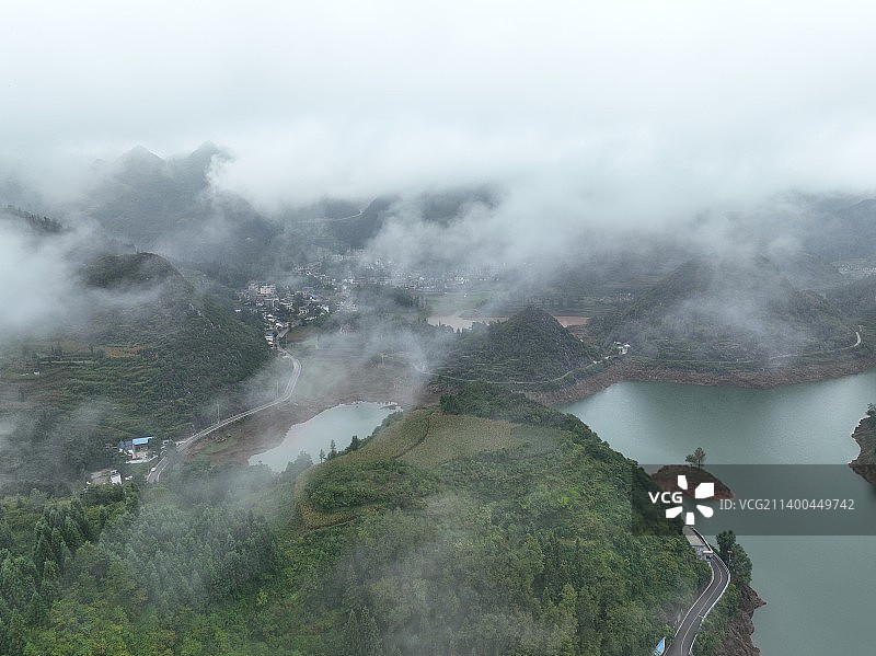 《六盘水盘州市木龙水库》图片素材