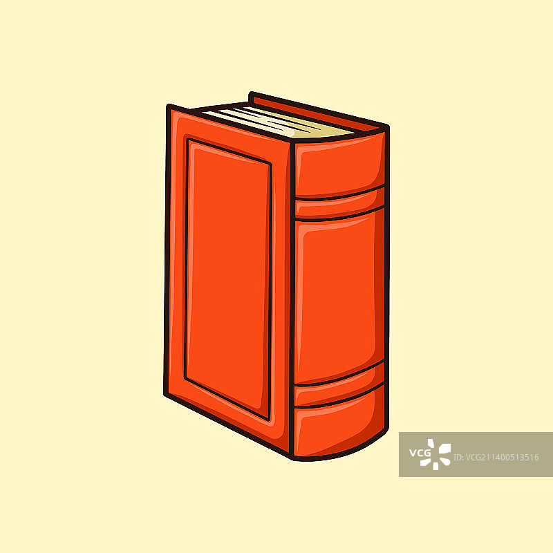 卡通红色书籍图片素材