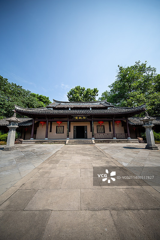 浙江绍兴沈园（南苑）陆游纪念馆：务观堂图片素材