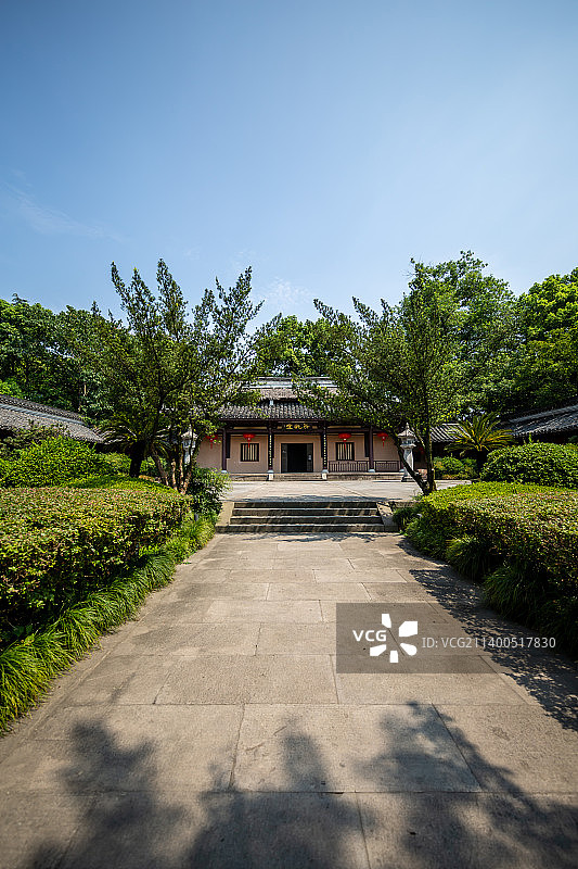 浙江绍兴沈园（南苑）陆游纪念馆：务观堂图片素材