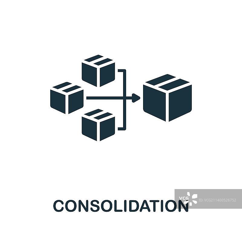 合并图标单色简单线条图片素材