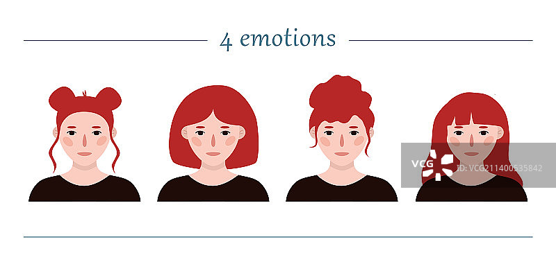 女孩肖像合集图片素材