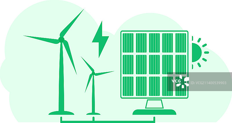 绿色能源主题绿色背景图片素材